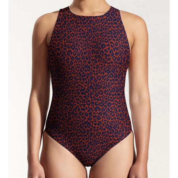 Oy Surf Apparel One Piece Surf Suit “Blay” - Cool Cat Print - Size Small - Picture 2 of 14